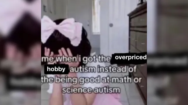 When I Got The X Autism Instead Of Being Good At Math Or Science meme card