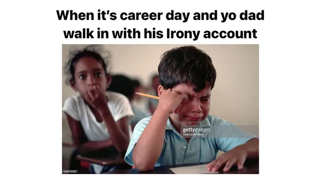 Carte meme When It’s Career Day