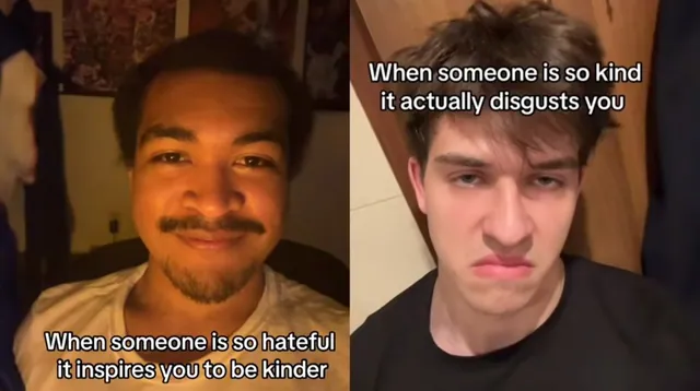 When Someone Is So Hateful It Inspires You To Be Kinder meme card