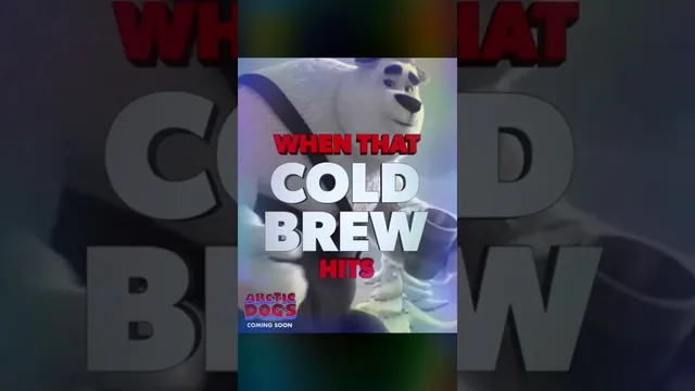 Carte meme When That Cold Brew Hits