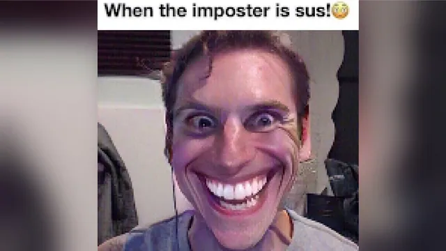 Carte meme When the Imposter Is Sus
