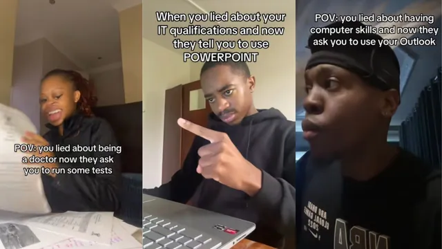When You Lied About Your IT Qualifications meme card