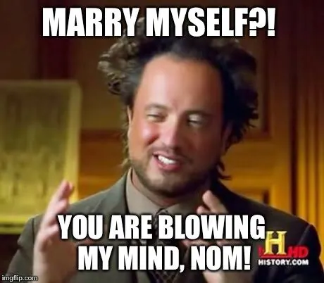 Carte meme #WhenIMarryMyself