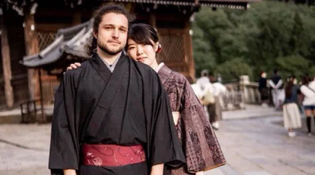 White Man In A Kimono meme card