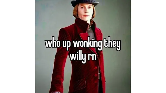 Who Up Wonking They Willy RN meme card