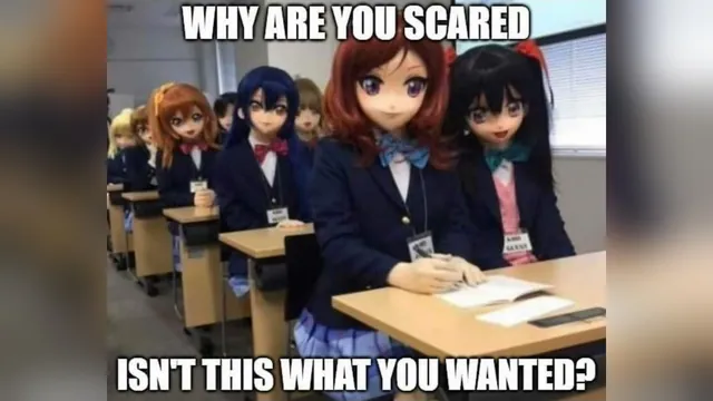 Why Are You Scared? Isn't This What You Wanted? meme card