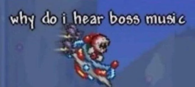 Why Do I Hear Boss Music meme card
