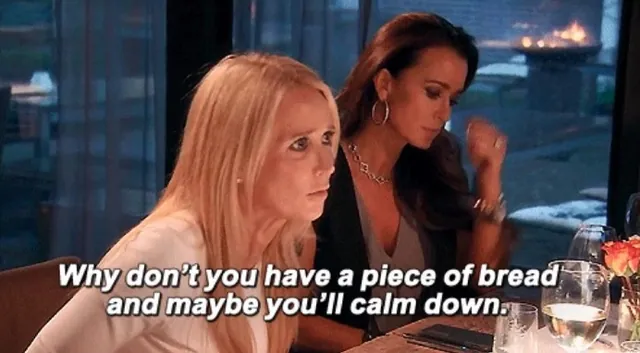 Why Don't You Have a Piece of Bread and Maybe You'll Calm Down meme card