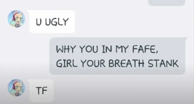 Carte meme Why You In My Face Girl Your Breath Stank