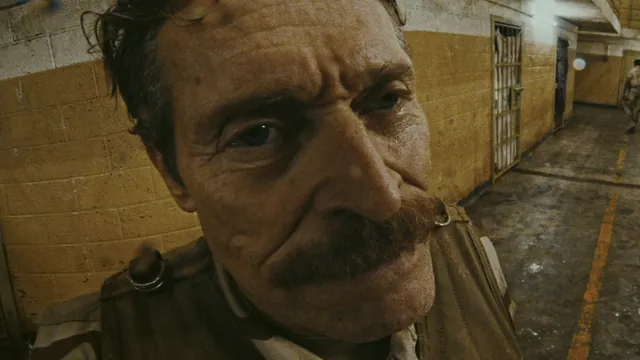Willem Dafoe Wide-Angle Close-Up meme card