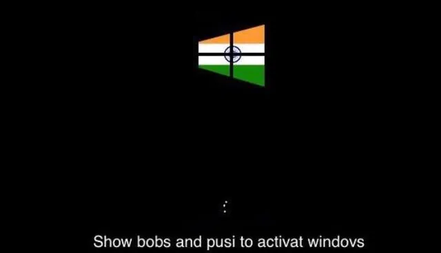 Windows Flag meme card