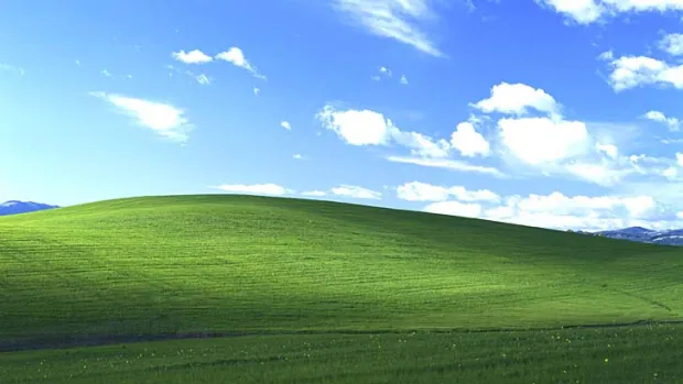 Windows XP Bliss Wallpaper meme card