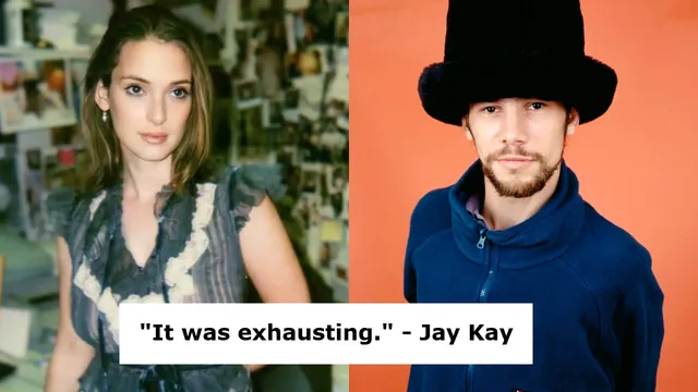 Carte meme Winona Ryder and Jamiroquai "Breasts Too Big, Too Much Sex" Breakup Story
