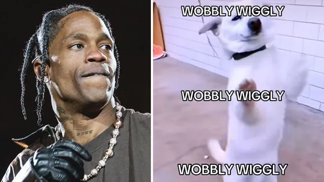 Carte meme « Wobbly Wiggly » Travis Scott Song