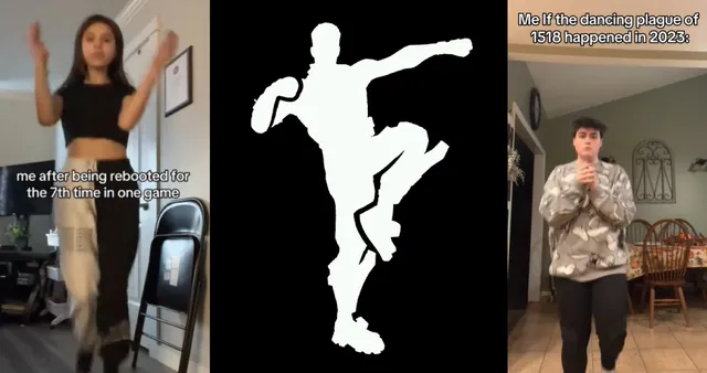 Carte meme « Work It Out » Emote (Fortnite)
