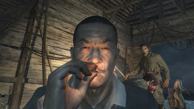 Carte meme "World at War" Japanese Officer Smoking