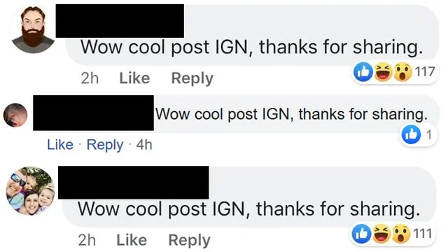 Carte meme Wow Cool Post IGN