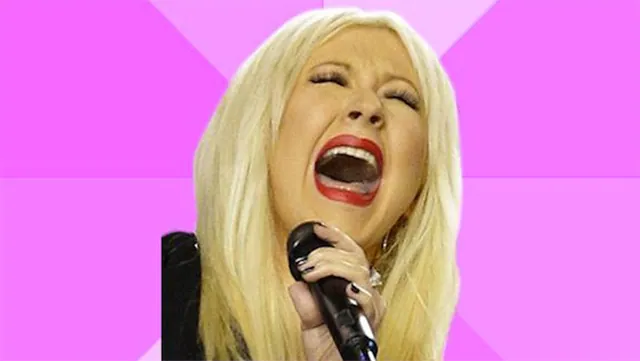 Wrong Lyrics Christina meme card