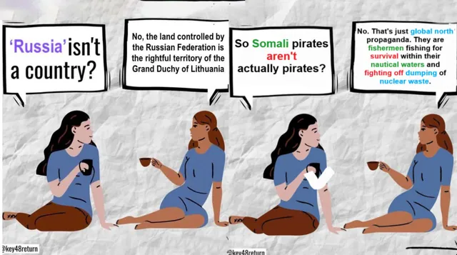 "X Isn't A Country?" Infographic Parodies meme card