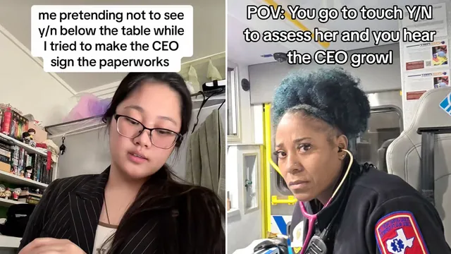 Y/N and CEO Side Character POVs meme card