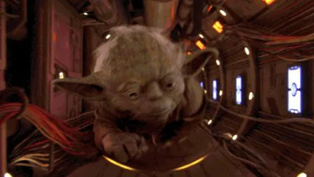 Carte meme Yoda Crawling Through Electrical Vent