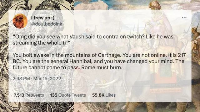 Carte meme You Are The General Hannibal