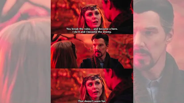 Carte meme You Break The Rules And Become The Hero / That Doesn’t Seem Fair