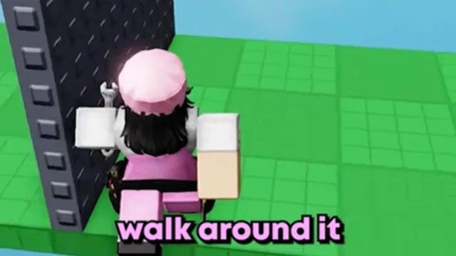 You Can Simply Just Walk Around It meme card