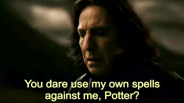 Carte meme You Dare Use My Own Spells Against Me