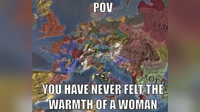 You Have Never Felt the Warmth of a Woman meme card