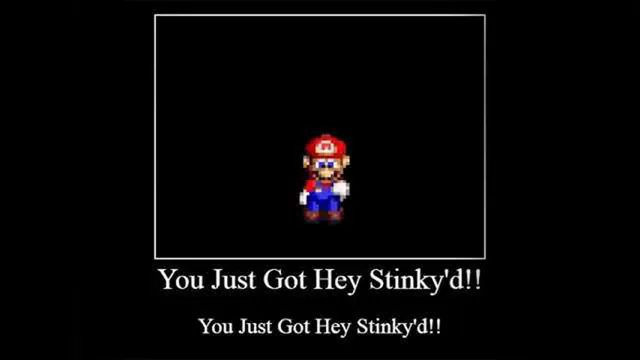 You Just Got Hey Stinky'd meme card