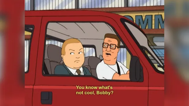 "You Know What's Not Cool, Bobby?" meme card