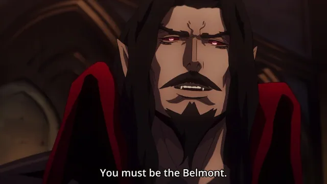 You Must Be The Belmont / Trevor Punching Dracula meme card