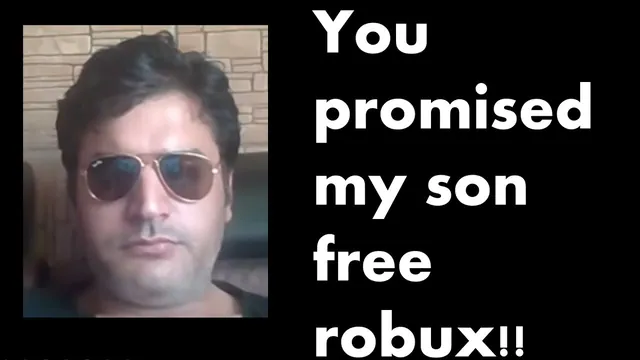 Carte meme You Promised My Son Free Robux