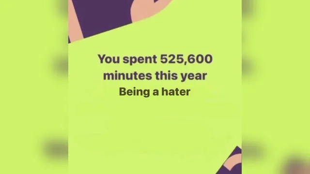 Carte meme You Spent 525,600 Minutes This Year