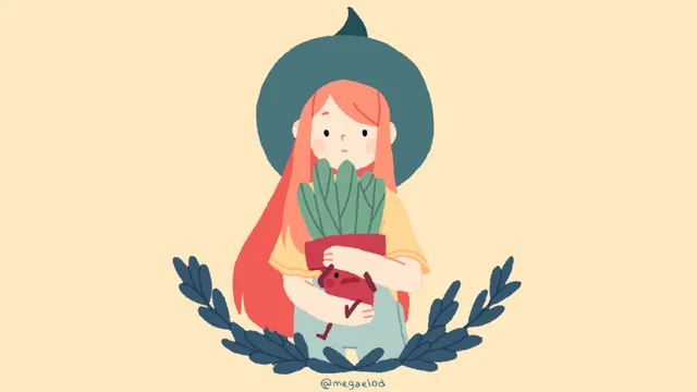 Young Witch In the Alps meme card