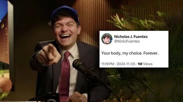 Your Body, My Choice meme card