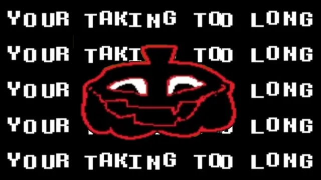 Your Taking Too Long (Deltarune) meme card