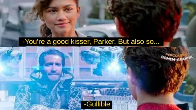 You're a Good Kisser, Parker meme card