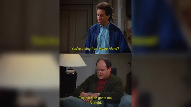 You're Crying From X / George Costanza Crying meme card