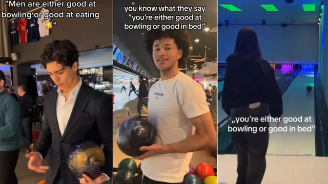 You're Either Good at Bowling or Good In Bed meme card