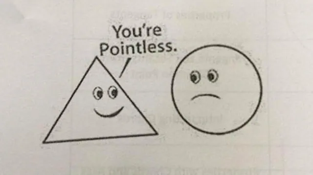 Carte meme You’re Pointless