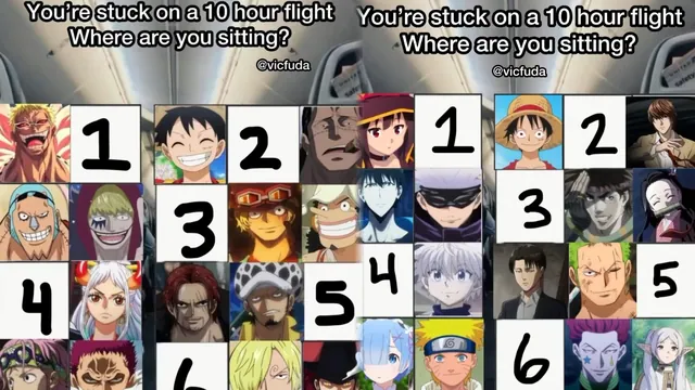 You're Stuck on a Flight, Where Are You Sitting? meme card