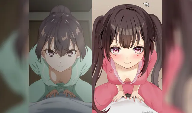Yuki Suou Wakes Up Her Brother meme card