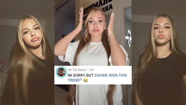 Zahide Won This Trend meme card