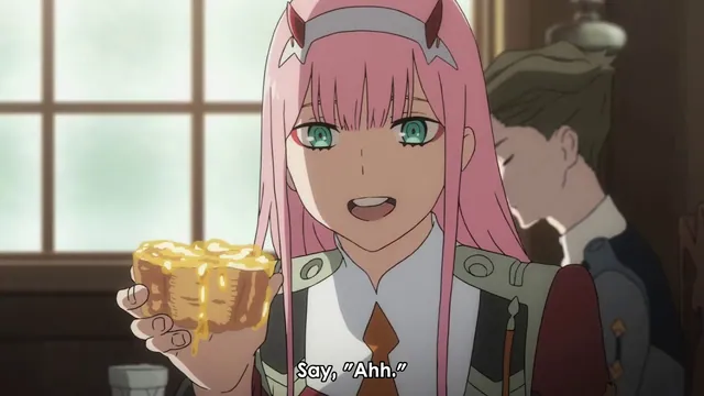 Zero Two meme card
