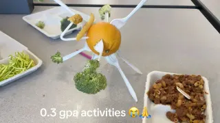 0.5 GPA Activities (TikTok Trend) meme card, common rarity