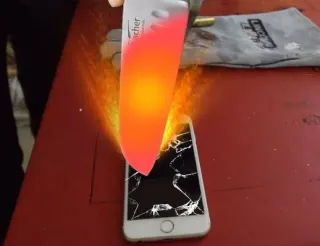 1,000 Degree Knife Videos meme card, rare rarity