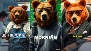 "1 AM" by Civ / Pop Out at One In The Morning / AI Bear Song meme card, common rarity