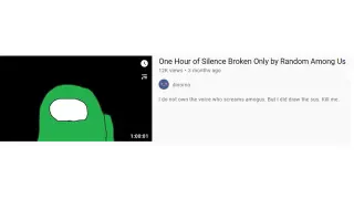 Carte meme 1 Hour Of Silence Broken By Sound Effects, rareté commune